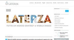 Desktop Screenshot of comune.laterza.ta.it